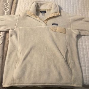 White Patagonia Women’s Pullover size Large
